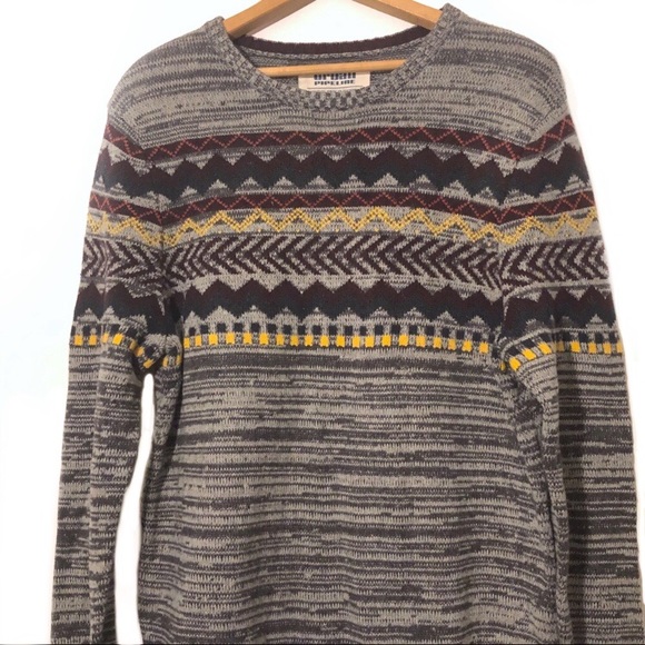 urban pipeline Sweaters - Urban Pipeline Geo-Pattern Very Cozy Sweater